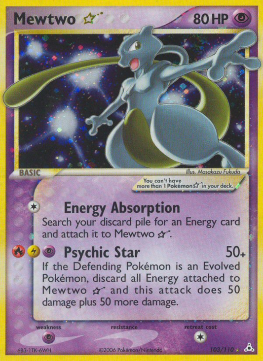 Mewtwo ★ - 103/110 - Holon Phantoms