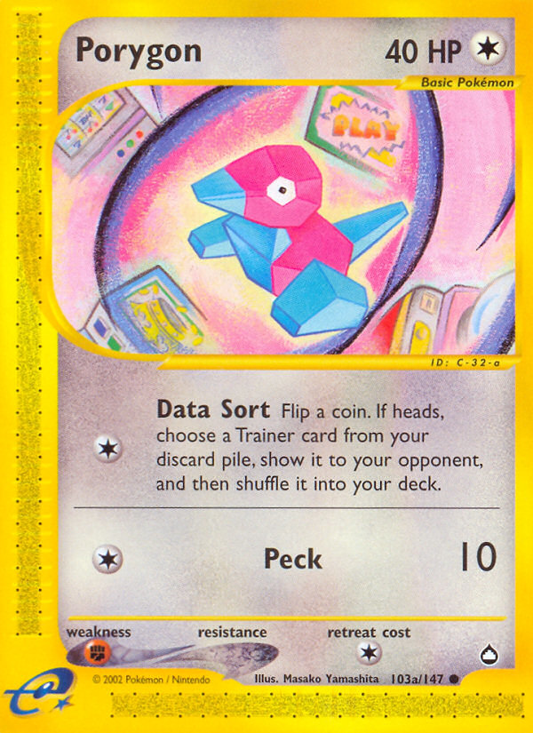 Porygon - 103/147 - Aquapolis