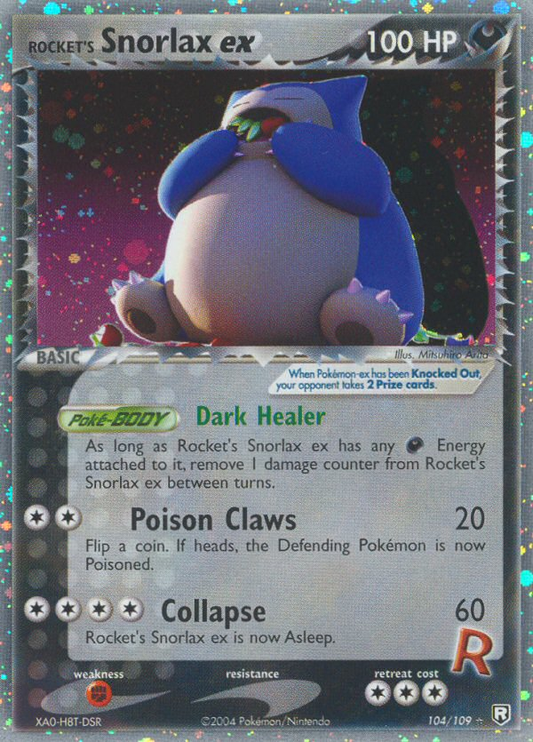 Rocket's Snorlax ex - 104/109 - Team Rocket Returns