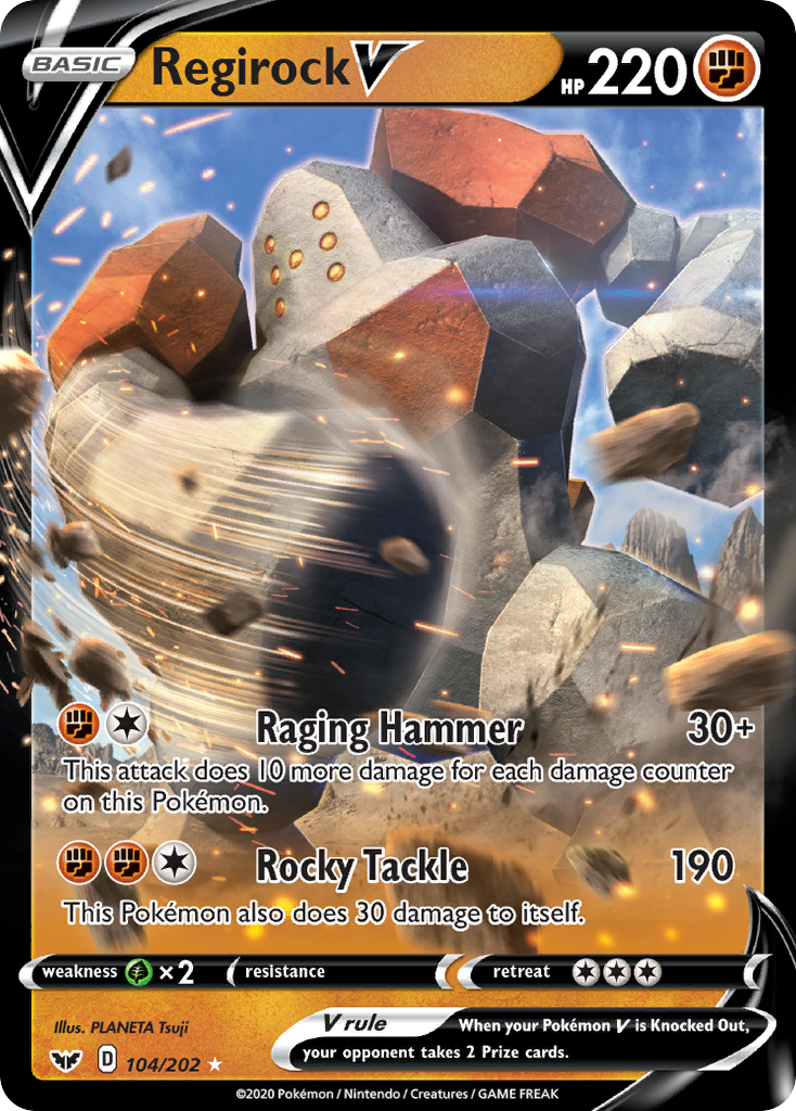 Regirock V - 104/202 - Sword & Shield