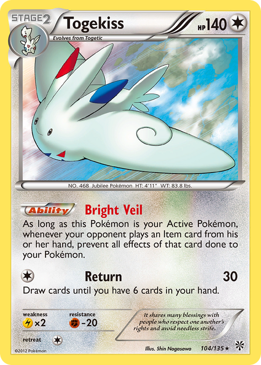 Togekiss - 104/135 - Plasma Storm