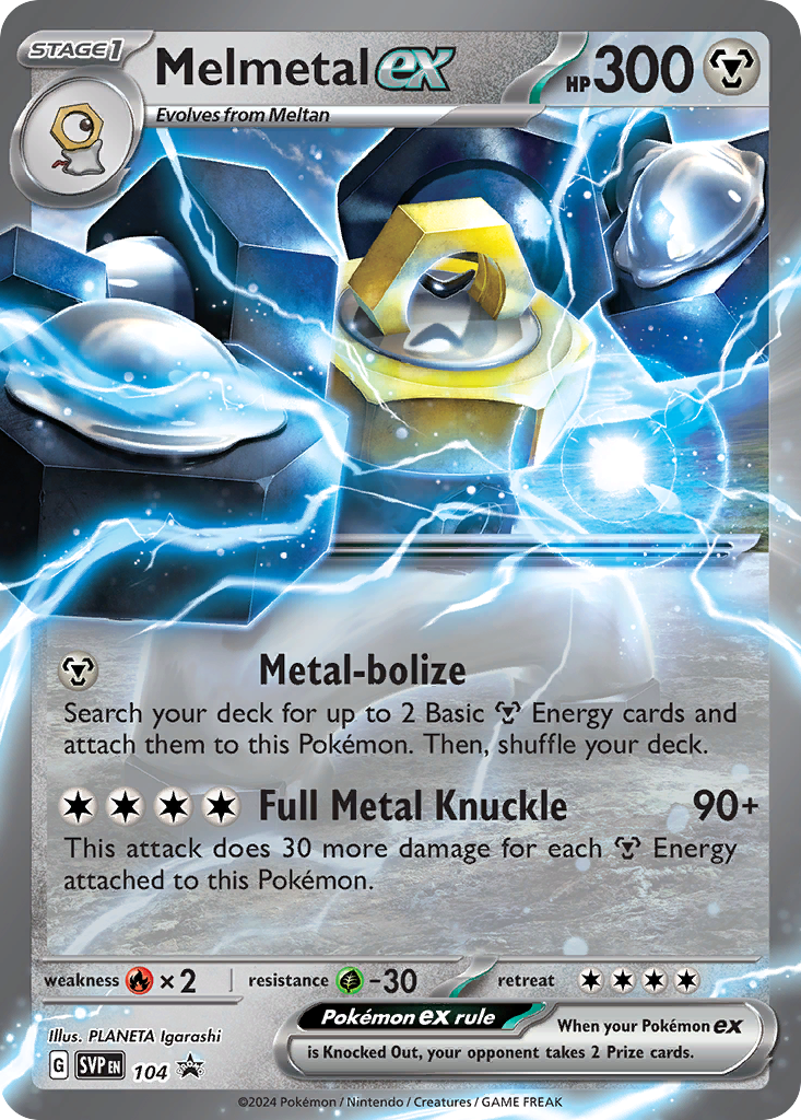 Melmetal ex - 104/148 - Scarlet & Violet Promos