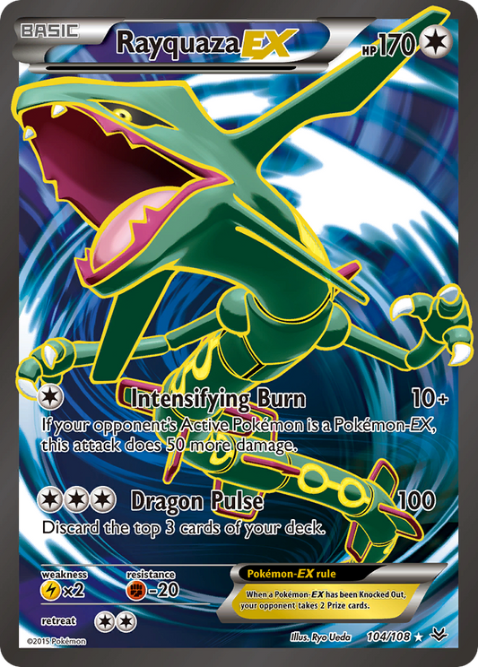 Rayquaza-EX - 104/108 - Roaring Skies