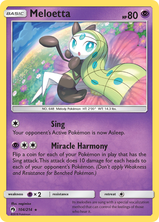 Meloetta - 104/214 - Lost Thunder