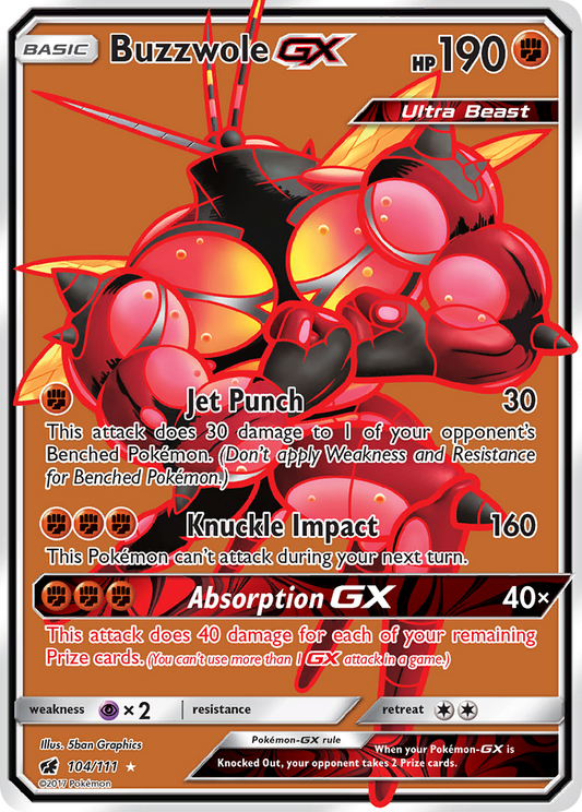 Buzzwole-GX - 104/111 - Crimson Invasion