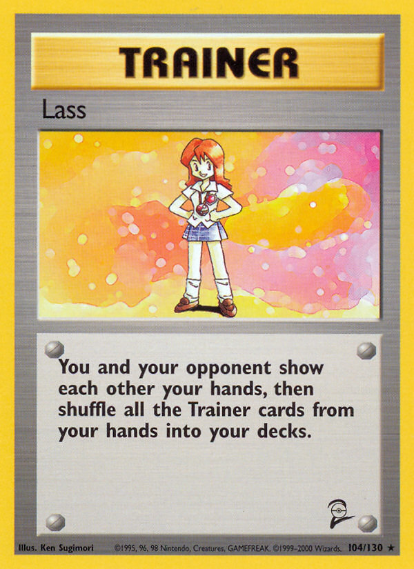 Lass - 104/130 - Base Set 2