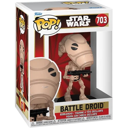 Star Wars: Episode I - The Phantom Menace Battle Droid Funko Pop! Vinyl Figure #703