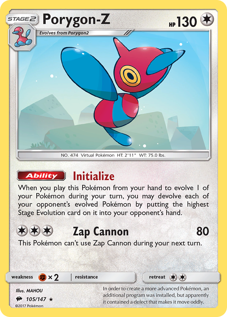 Porygon-Z - 105/147 - Burning Shadows