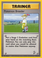 Pokémon Breeder - 105/130 - Base Set 2