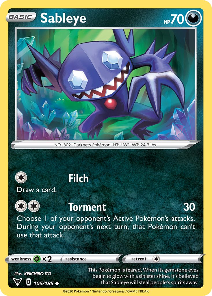 Sableye - 105/185 - Vivid Voltage