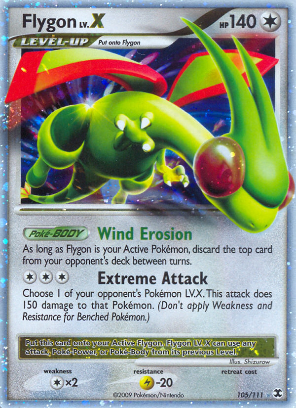 Flygon LV.X - 105/111 - Rising Rivals