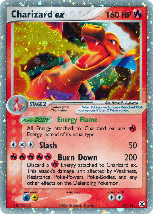 Charizard ex - 105/112 - FireRed & LeafGreen