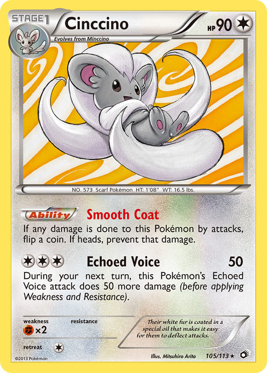 Cinccino - 105/113 - Legendary Treasures