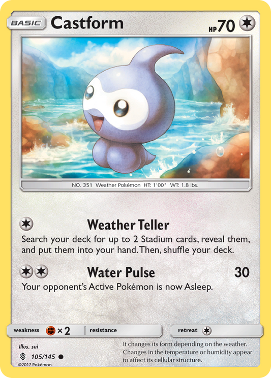 Castform - 105/145 - Guardians Rising