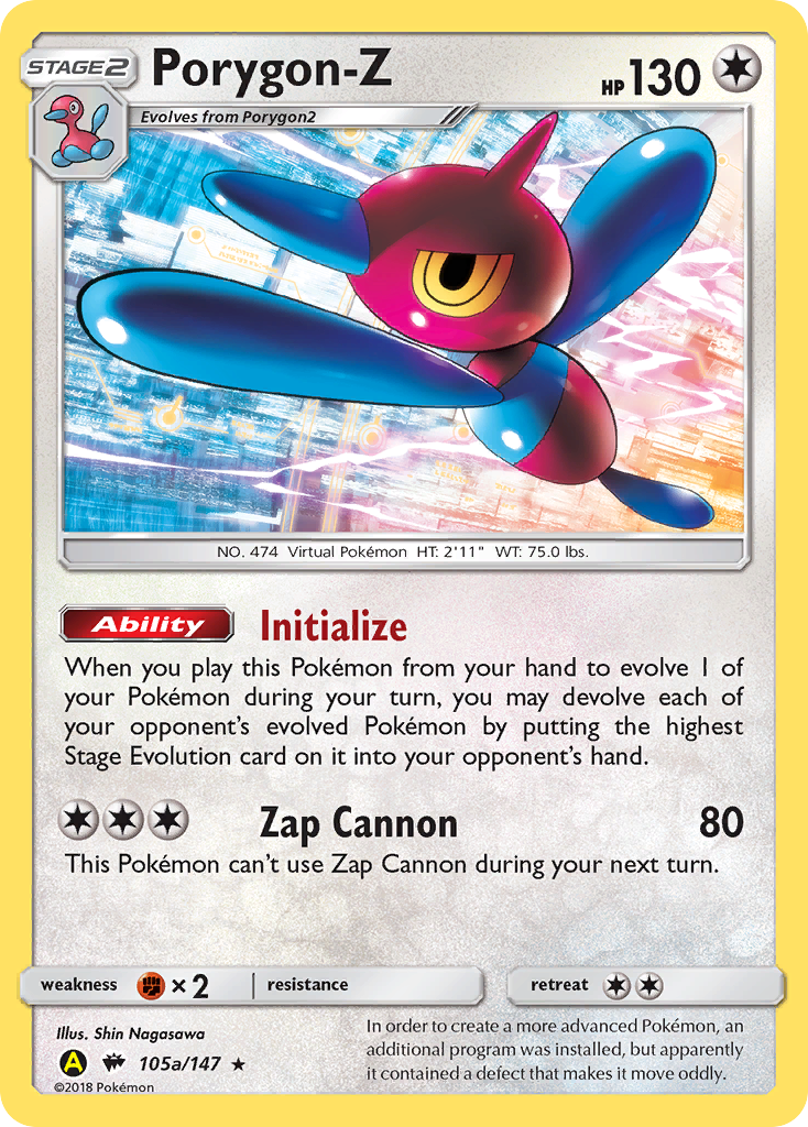 Porygon-Z - 105a - Burning Shadows