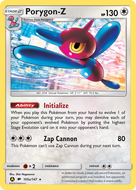 Porygon-Z - 105a - Burning Shadows