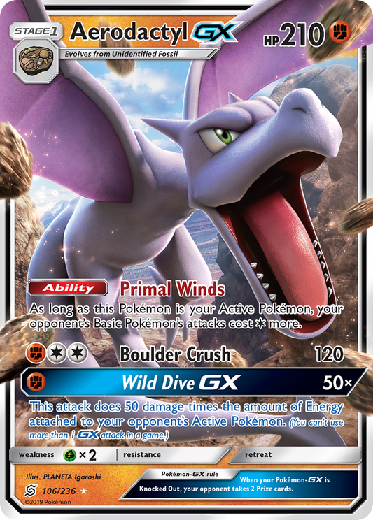 Aerodactyl-GX - 106/236 - Unified Minds