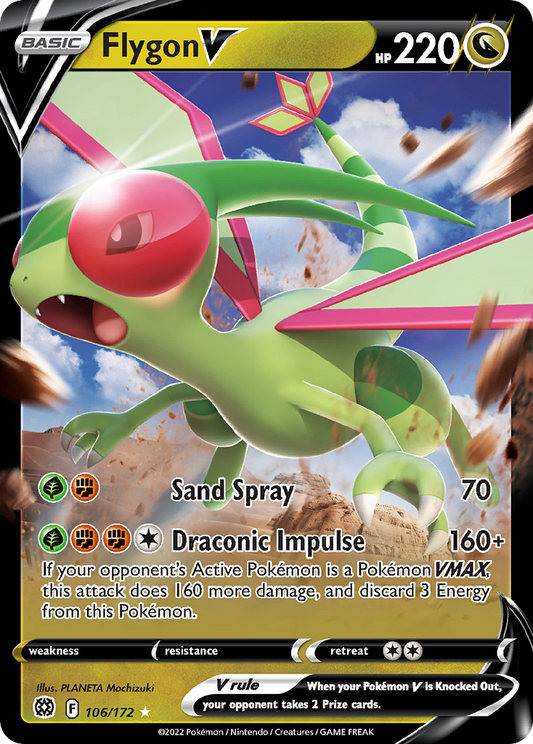 Flygon V - 106/172 - Brilliant Stars