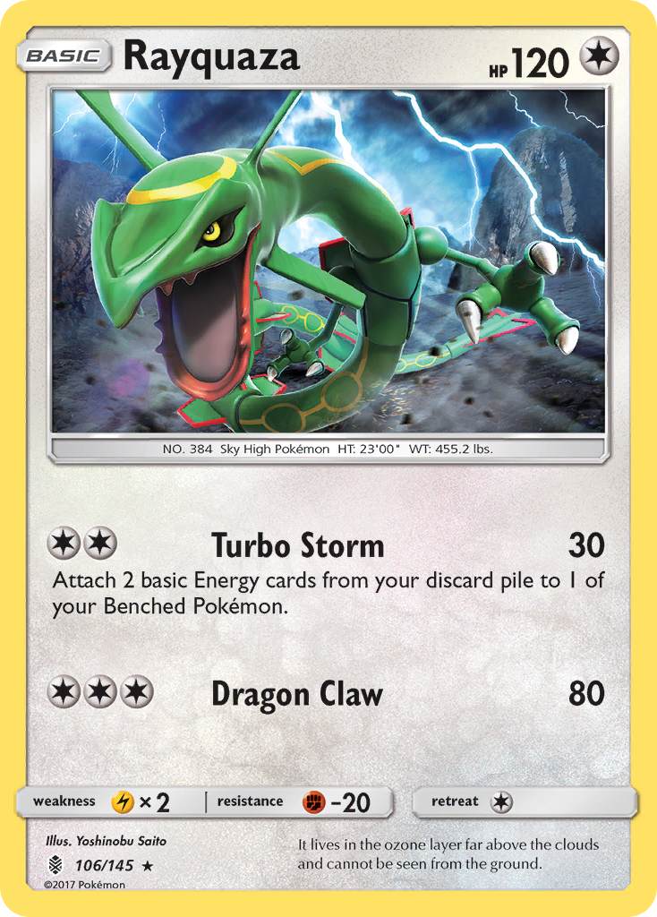 Rayquaza - 106/145 - Guardians Rising