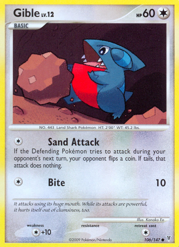 Gible - 106/147 - Supreme Victors