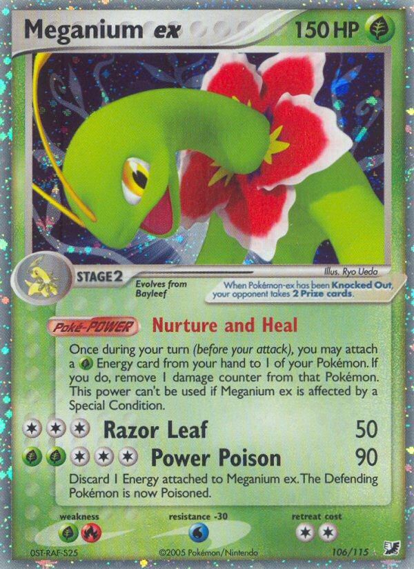 Meganium ex - 106/115 - Unseen Forces