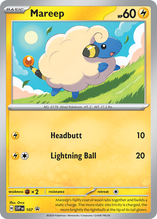 Mareep - 107/165 - Scarlet & Violet Black Star Promos