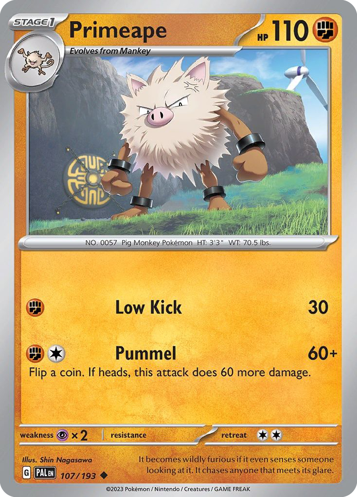 Primeape - 107/193 - Paldea Evolved