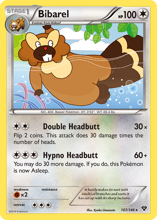 Bibarel - 107/146 - XY