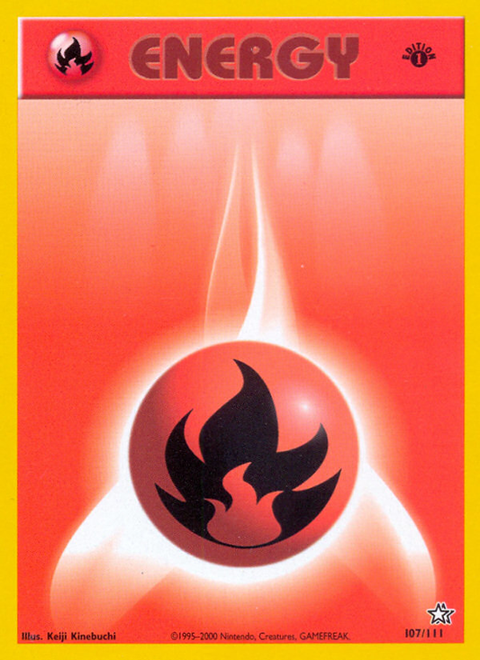 Fire Energy - 107/111 - Neo Genesis