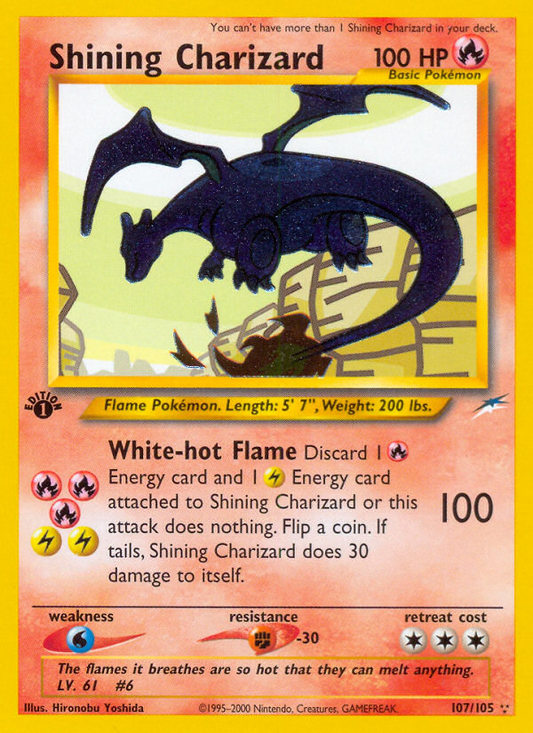 Shining Charizard - 107/105 - Neo Destiny