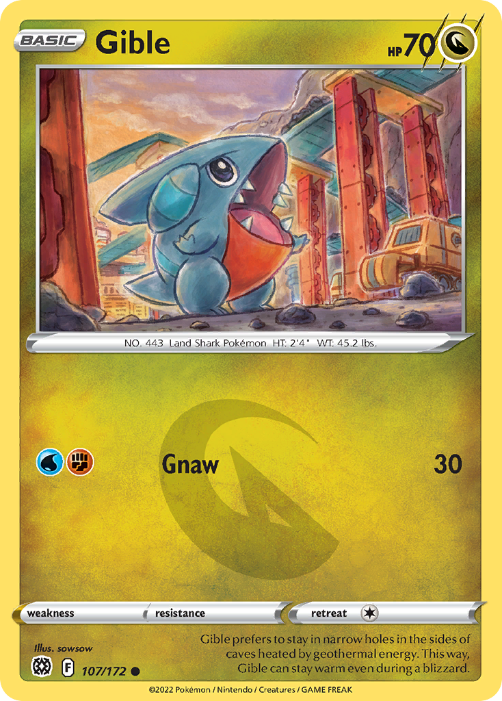 Gible - 107/172 - Brilliant Stars