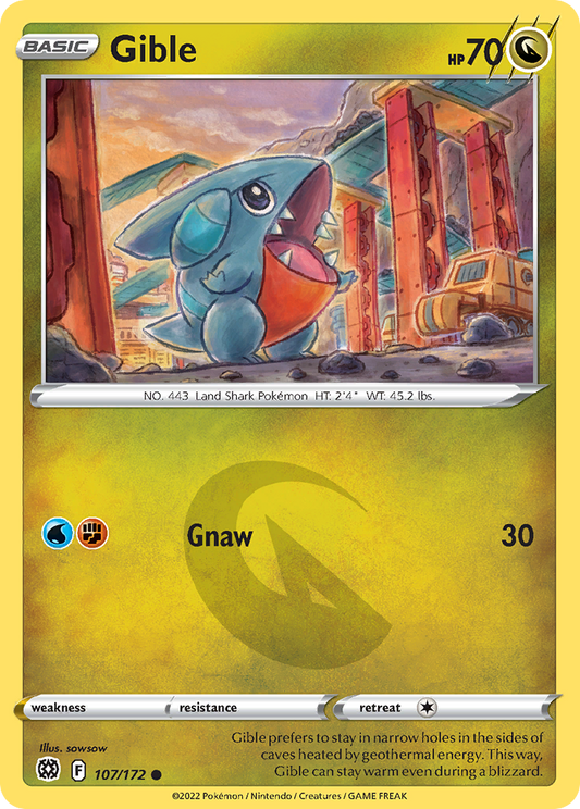 Gible - 107/172 - Brilliant Stars