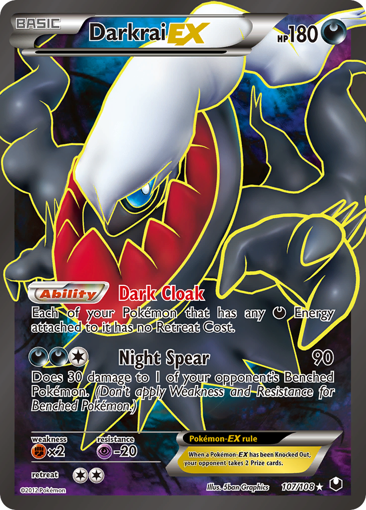 Darkrai-EX - 107/108 - Dark Explorers