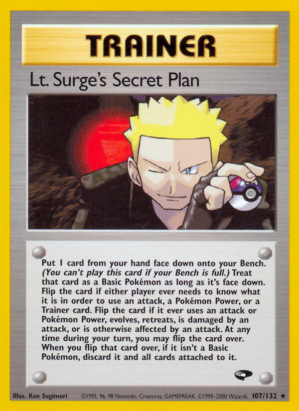 Lt. Surge's Secret Plan - 107/132 - Gym Challenge