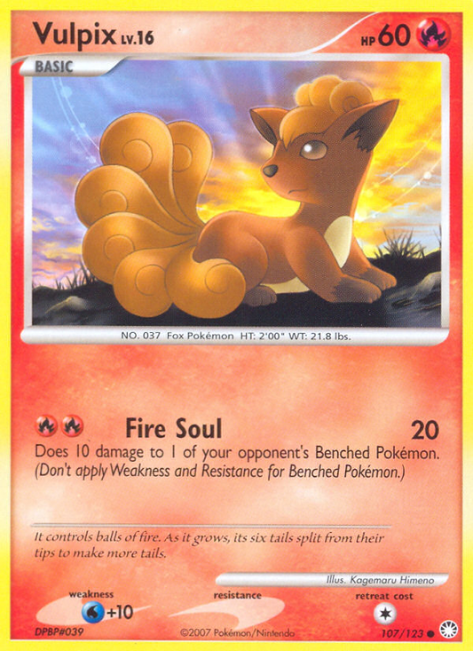 Vulpix - 107/123 - Mysterious Treasures