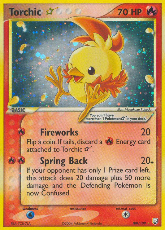 Torchic ★ - 108/109 - Team Rocket Returns