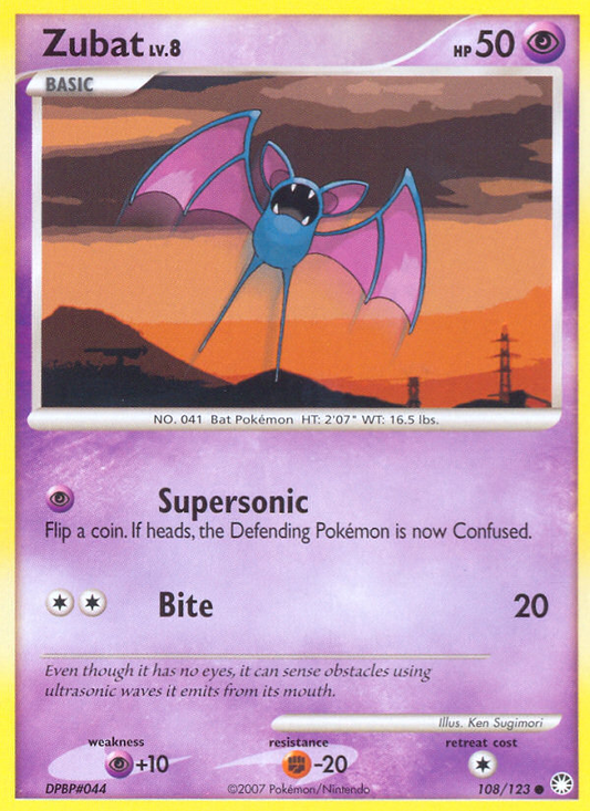 Zubat - 108/123 - Mysterious Treasures