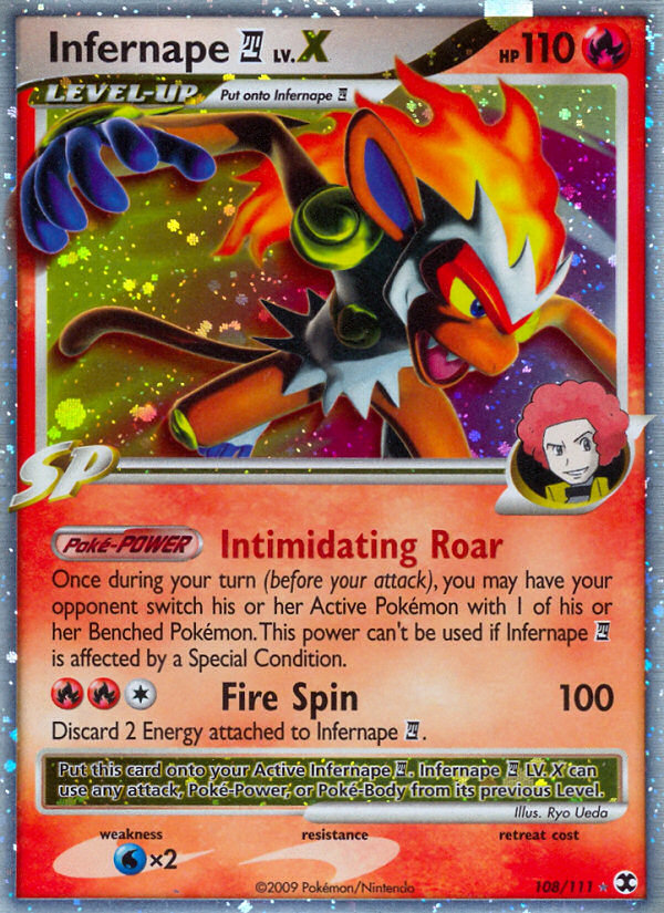 Infernape E4 LV.X - 108/111 - Rising Rivals