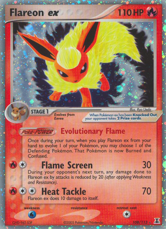 Flareon ex - 108/113 - Delta Species