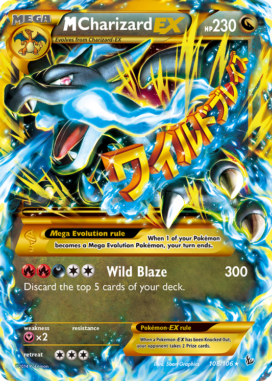 M Charizard-EX - 108/106 - Flashfire