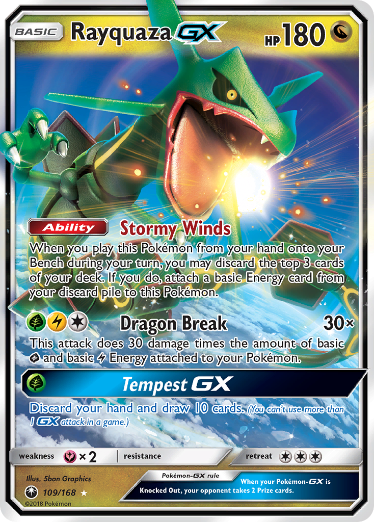 Rayquaza-GX - 109/168 - Celestial Storm