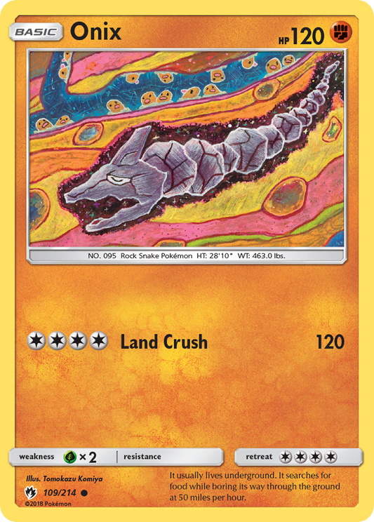 Onix - 109/214 - Lost Thunder