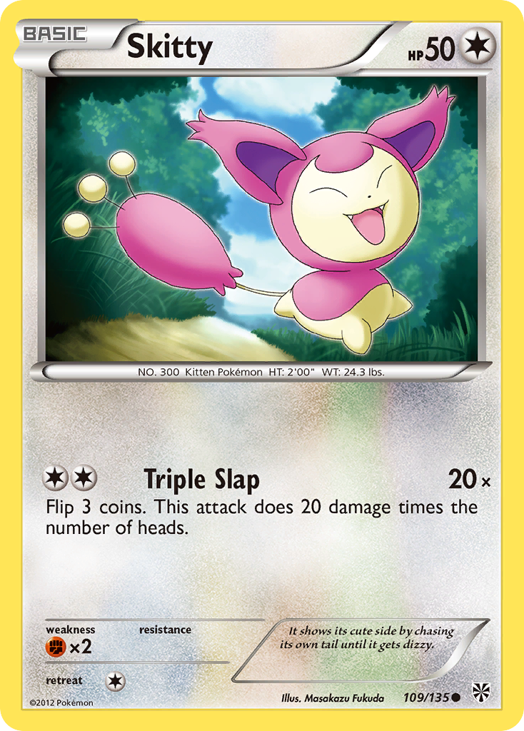 Skitty - 109/135 - Plasma Storm