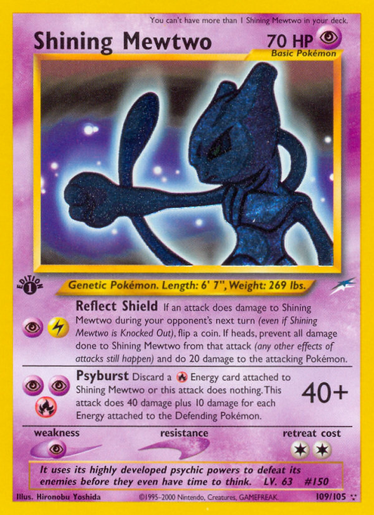 Shining Mewtwo - 109/105 - Neo Destiny