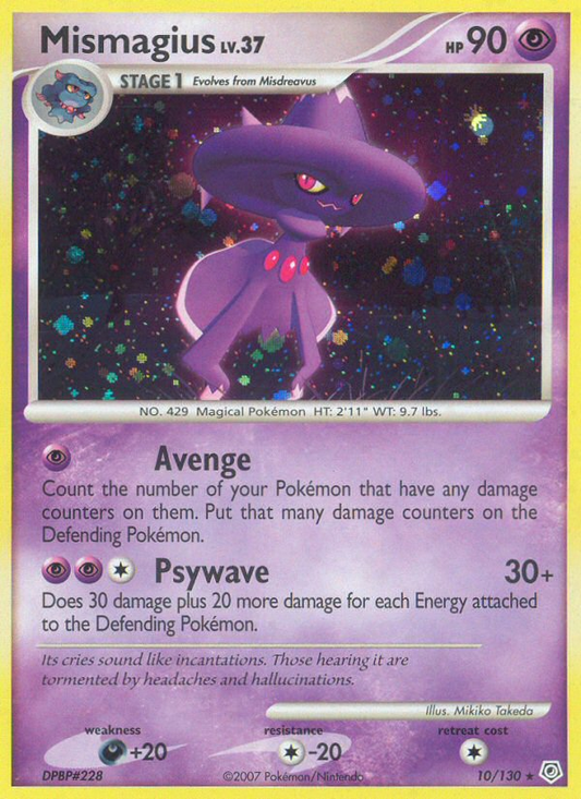 Mismagius - 010/130 - Diamond & Pearl