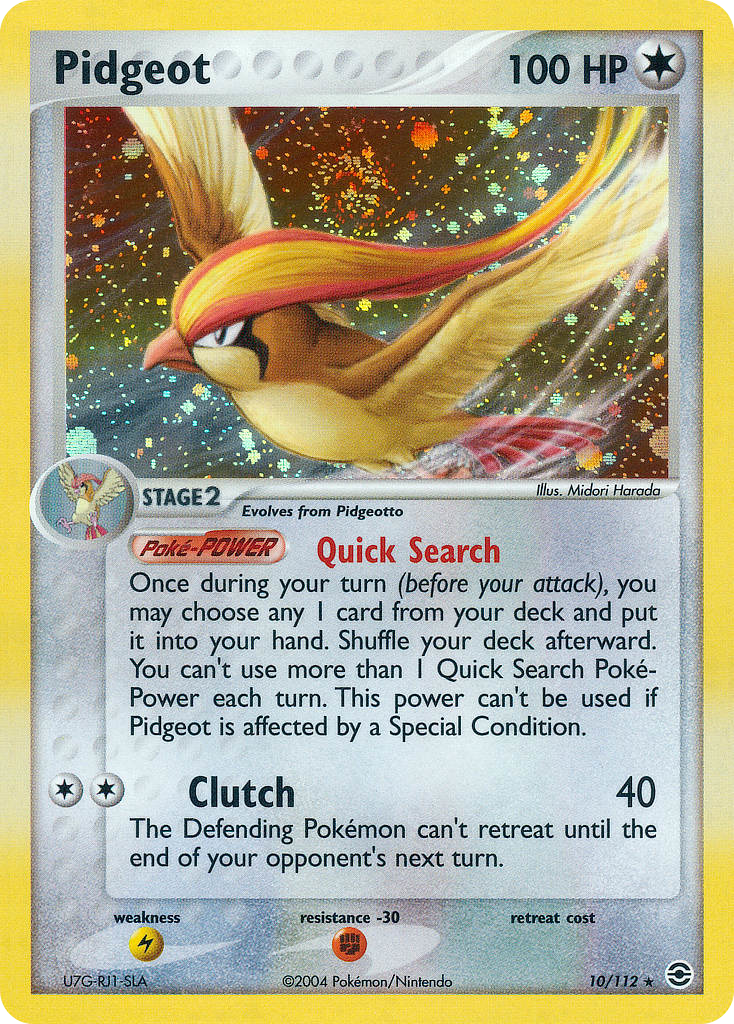 Pidgeot - 010/112 - FireRed & LeafGreen