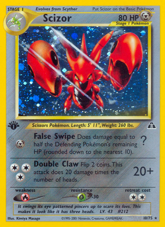 Scizor - 10/75 - Neo Discovery