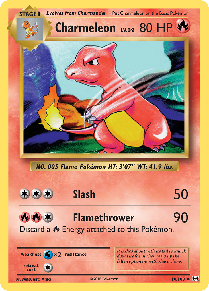 Charmeleon - 010/108 - Evolutions