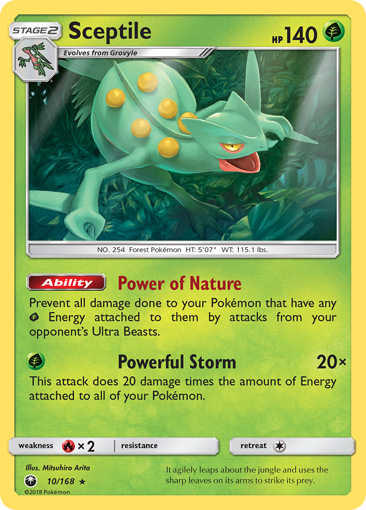 Sceptile - 010/168 - Celestial Storm