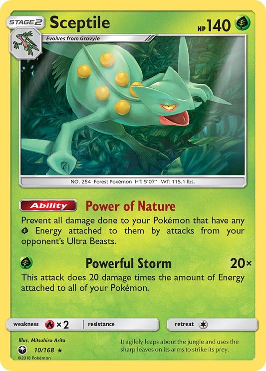 Sceptile - 010/168 - Celestial Storm